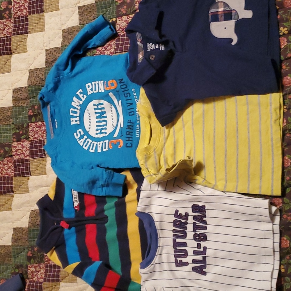 6M Carters Shirts